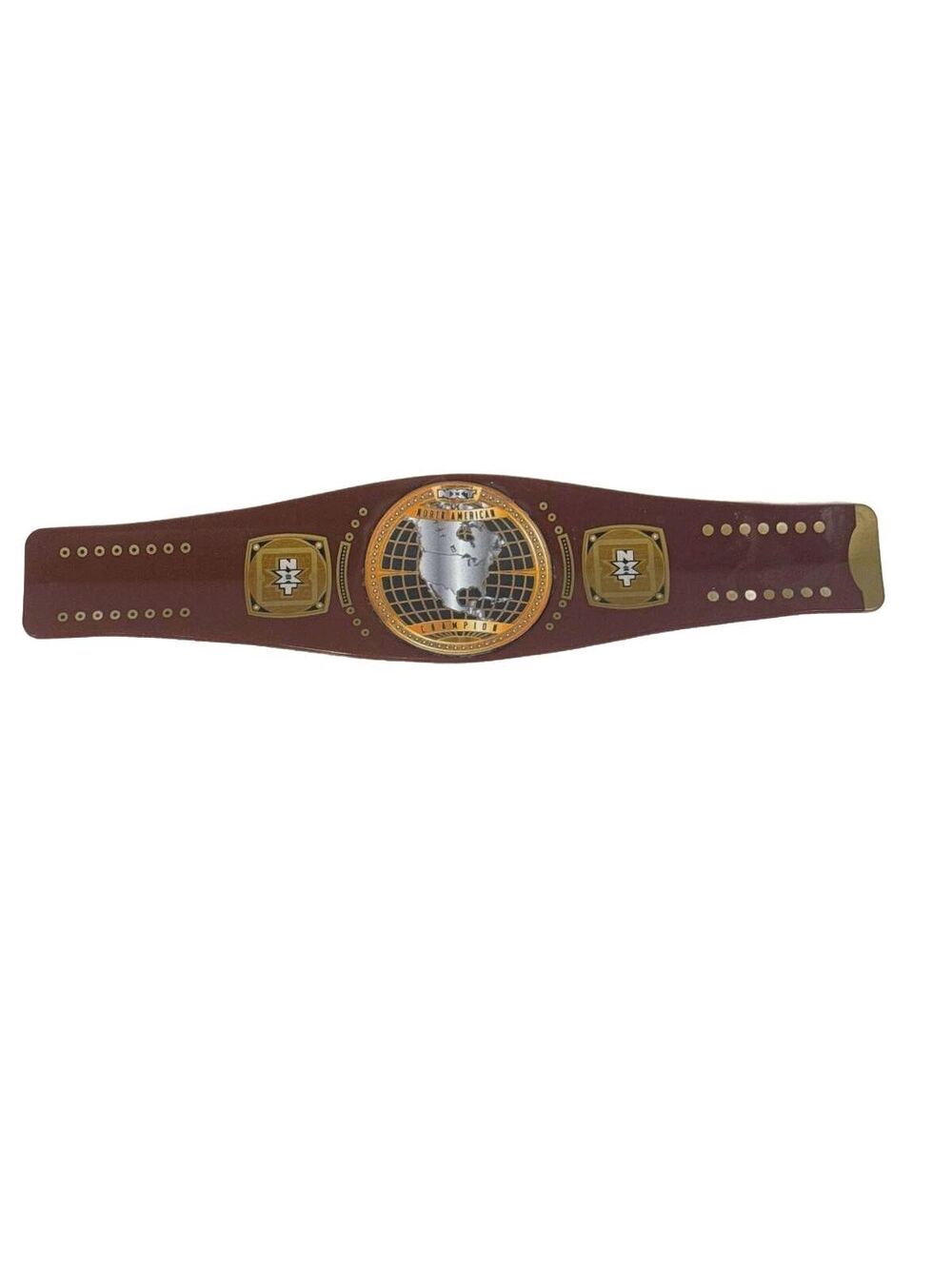 WWE NXT North American Championship Belt Slap Bracelet Gold Black Collectible